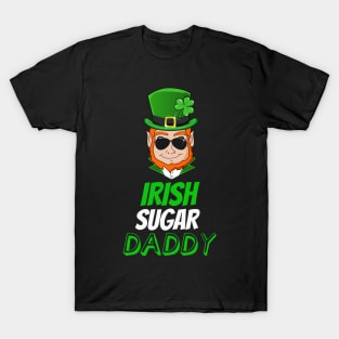 Funny Saint Patricks Day Irish Sugar Daddy Leprechaun T-Shirt